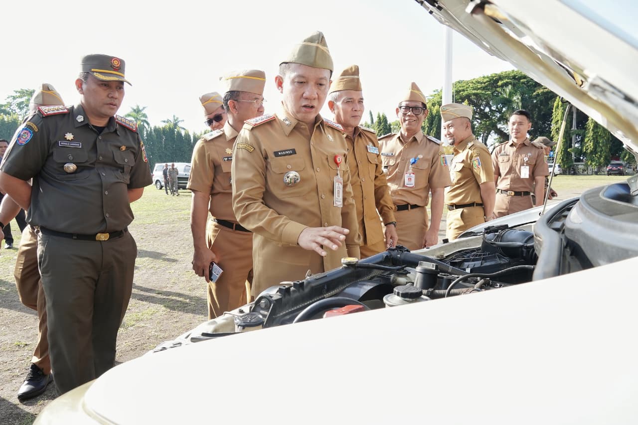 Sekdaprov Marindo Kurniawan: Apel Kendaraan Dinas Wujud Tertib Administrasi dan Good Governance